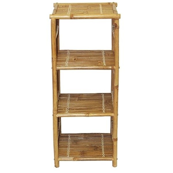 Bamboo54 Bamboo54 5470 Natural End Table with Four Shelves - 5470