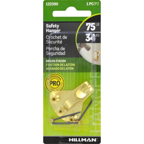 Aceds 75 lbs Elite Safety Picture Hanger, 20PK - 5332242