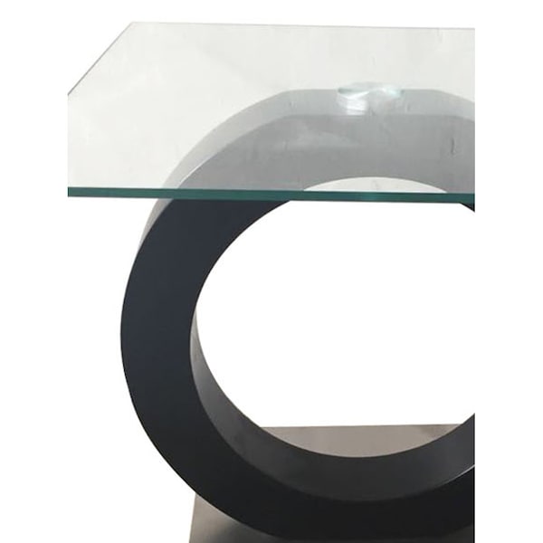 Global Furniture Usa Contemporary 8mm Tempered, Matte T2207 End Table - 3221