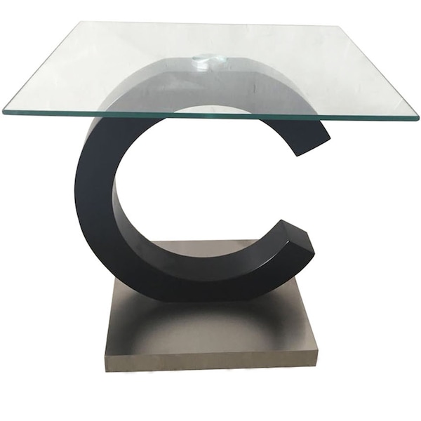 Global Furniture Usa Contemporary 8mm Tempered, Matte T2207 End Table - 3221