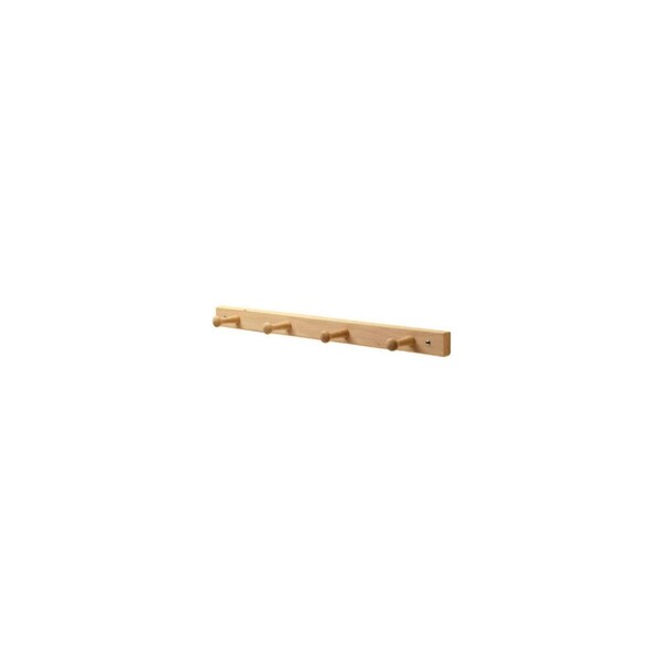 Idesign Rack 21-1/2in L Brown Wood Jumbo 4-Peg Brown - 91518