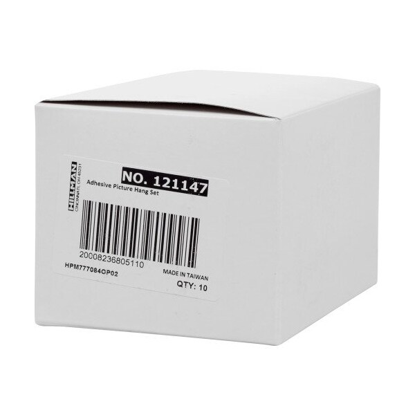 Hillman HILLMAN Steel-Plated Light Duty Adhesive Hangers 2 lb 5 pk - 121147
