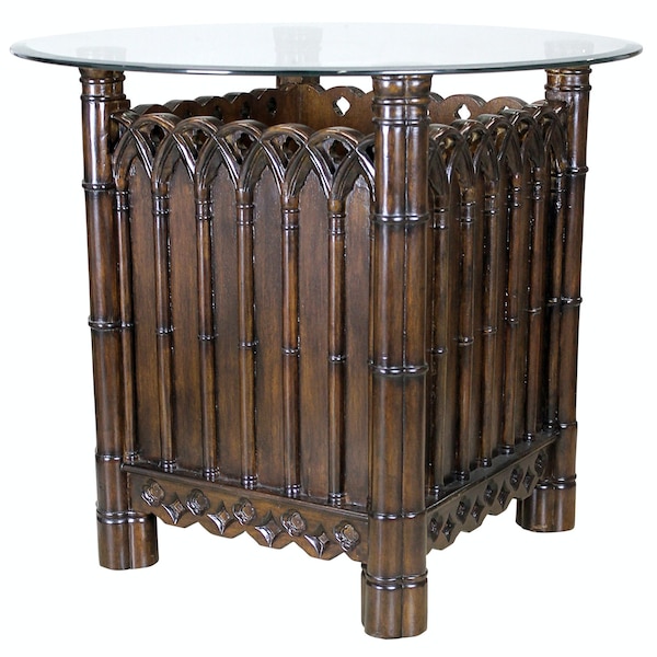 Design Toscano Rectangular 27 in W, 27 in L, 23 in H, Mahogany, Brown - AF504