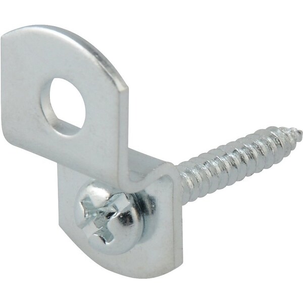 Ook Mirror Clip Set, Metal, Nickel, Wall Mounting, 8PK - 50222