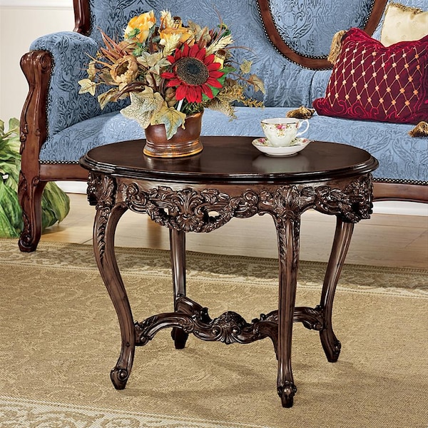 Design Toscano Chateau Montfort Louis XV Cocktail Table - AF57152