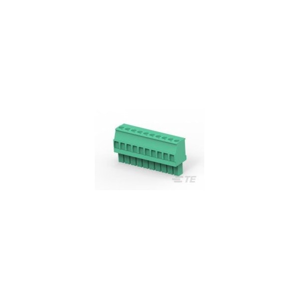Te Connectivity Str Plug 3.81mm Verde LH 10 posiciones - 1-1986375-0