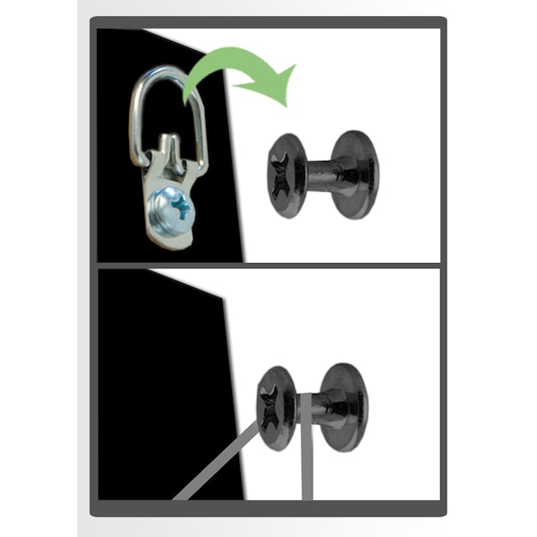 Hangman Products Hangman Bear Claw White Self-Drilling Wall Hangers w/Anchors 100 lb 6 each - BCDSS6