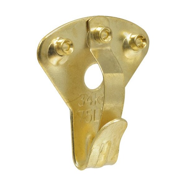 Hillman HILLMAN Brass-Plated Gold Professional Picture Hanger 75 lb 1 pk - 122390