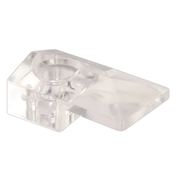 Prime-Line Mirror Clip, Clear Acrylic, Fits 1/4 in. Thick Glass Mirrors 6 Pack - U 9278