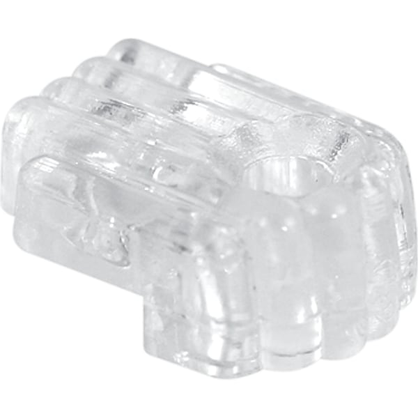 Prime-Line 1/8 in., Clear Acrylic Mirror Clips 6 Pack - U 9002