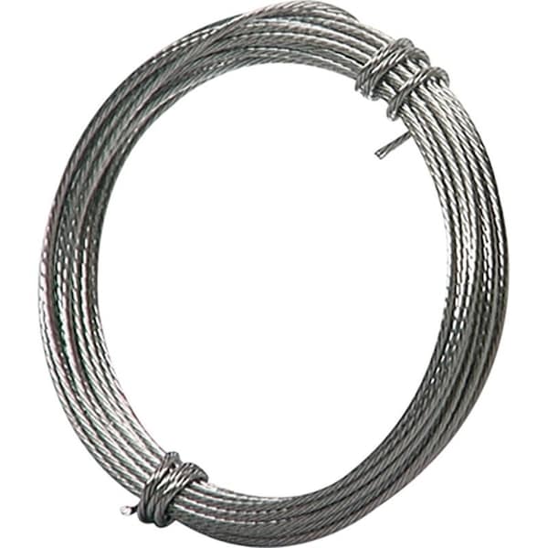 Ook Picture Hanging Wire, 9 ft L, DuraSteel, 50 lb - 50114