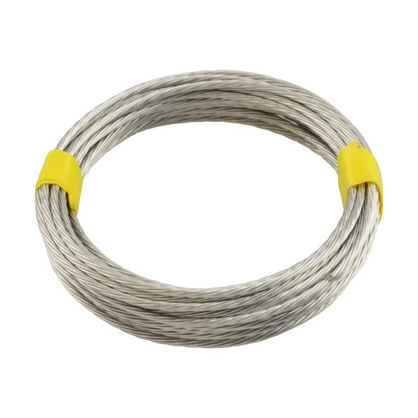 Hillman HILLMAN OOK Silver Picture Wire 100 lb 1 pk - 534624