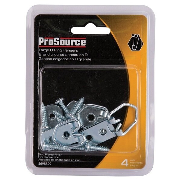 Prosource Frame Hanger, 9 lb, Steel, Zinc, Zinc, Flush Mounting - PH-122318-PS