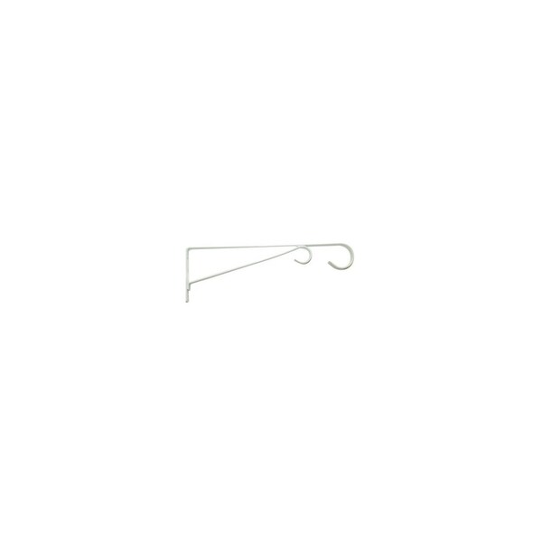 Green Thumb Plant Bracket, Hanging, White Powder-Coated Steel, 15-In. - 85552DGT