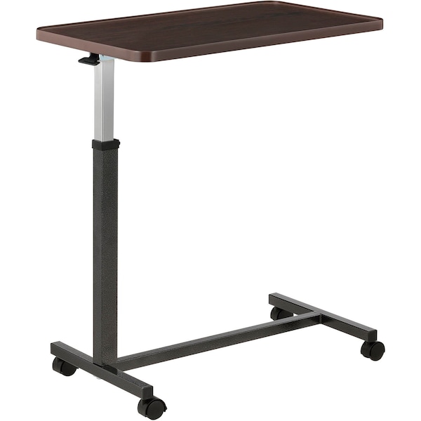 Global Industrial 18-1/8 in W, 32-1/16 in L, 28 to 45 in H, Walnut - 436965WN