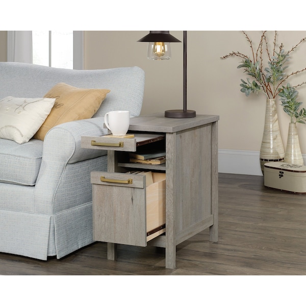Sauder Side Table, 14.37 in W, 22.44 in L, 25.83 in H - 422877