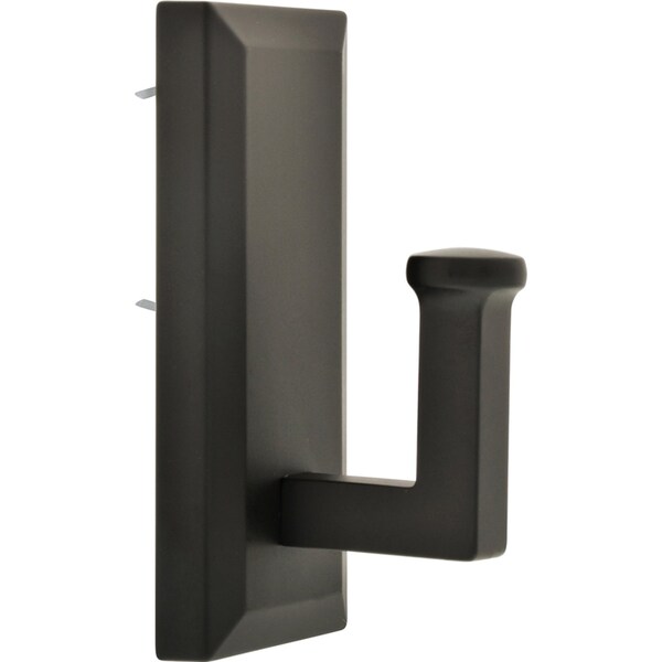 High & Mighty HILLMAN 3.5 in. L Oil Rubbed Bronze Brown Steel Decorative Hooks 25 lb. cap. 1 pk - 515807