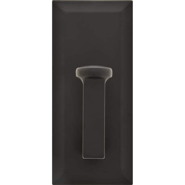 High & Mighty HILLMAN 3.5 in. L Oil Rubbed Bronze Brown Steel Decorative Hooks 25 lb. cap. 1 pk - 515807
