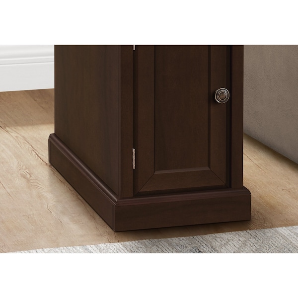 Monarch Specialties Rectangle Accent Side Table, 24.25 in W, 11.75 in L, 21.75 in H - I 3964