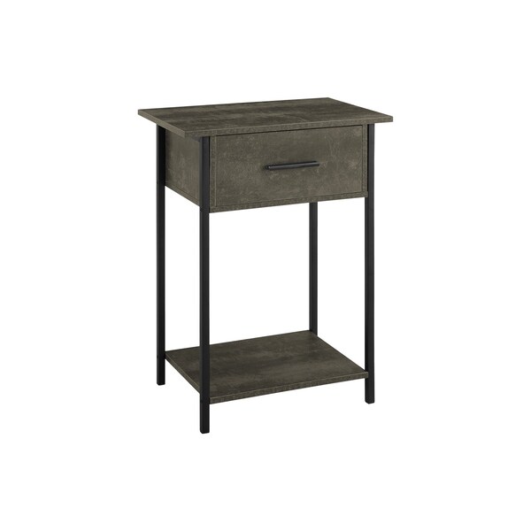 Monarch Specialties Rectangle 2 Tier Accent Table, 24 in W, 18 in L, 11.75 in H - I 3815