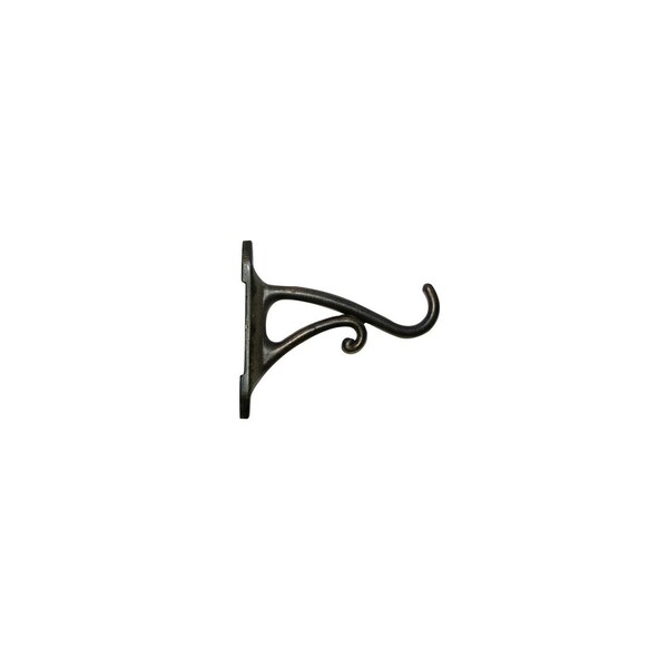 Green Thumb Plant Bracket, Hanging, Brushed Bronze Aluminum, 4-In. - 85626GT