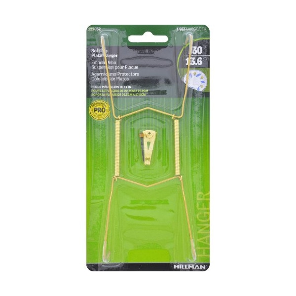Hillman HILLMAN Brass-Plated Gold All Purpose Hanger 11 in. 1 pk - 122052