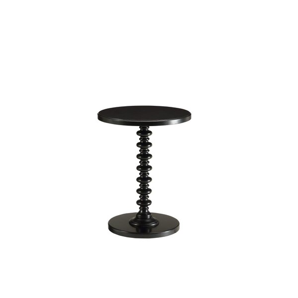 Gfancy Fixtures 22 x 17 x 17 in. Acton Side Table Black - GF3640580
