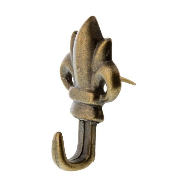 Hillman HILLMAN Antique Brass Push Pin Picture Hanger 10 lb 3 pk - 122261