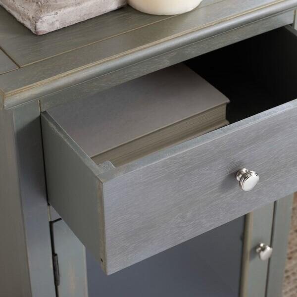 Safavieh Ziva End Table- French Grey - 30.1 x 15 x 17.9 in. - AMH6630A