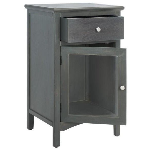 Safavieh Ziva End Table- French Grey - 30.1 x 15 x 17.9 in. - AMH6630A