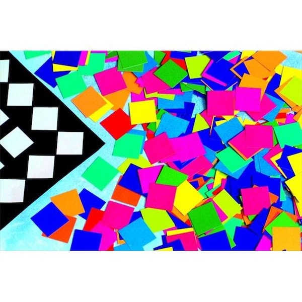 School Smart School Smart 085733 Spectrum Square Mosaic; 0.75 In. - Pack Of 4000 - 85733