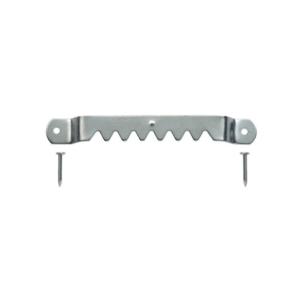 Ook Sawtooth Hanger, 20 lb, Steel, Brushed Nickel - - 50203