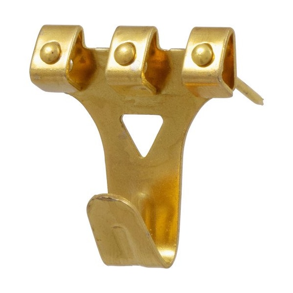 Hillman HILLMAN Brass-Plated Gold Assorted Picture Hanger 5 pk - 122198