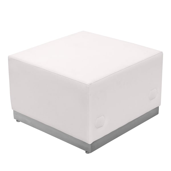 Flash Furniture 4 pcs. Living Room Set, 25-1/4" to 25-1/2" x 16", Upholstery Color: White - ZB-803-540-SET-WH-GG
