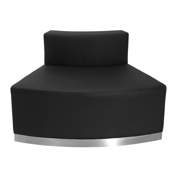 Flash Furniture 8 pcs. Living Room Set, 25-1/4" to 49" x 27", Upholstery Color: Black - ZB-803-430-SET-BK-GG