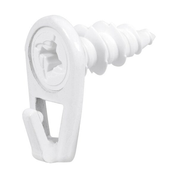 Hillman HILLMAN WallDriller White Drywall Picture Hanger 35 lb 4 pk - 122401