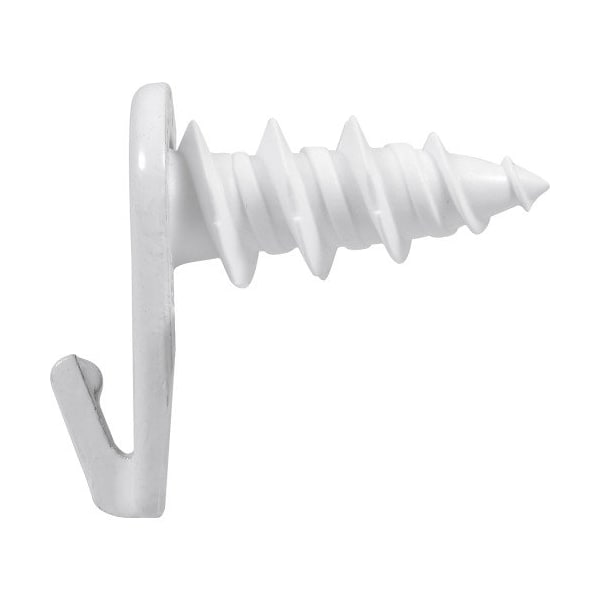 Hillman HILLMAN WallDriller White Drywall Picture Hanger 35 lb 4 pk - 122401