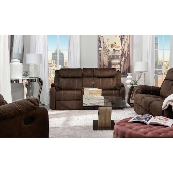Global Furniture Usa Transitional Domino U7303 Coffee Rs/Crls/Gr - 3077