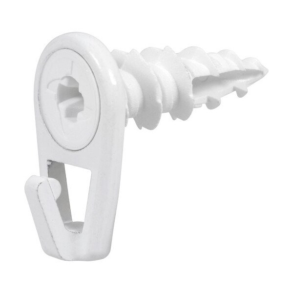 Hillman HILLMAN White Drywall Picture Hook 50 lb 2 pk - 122404