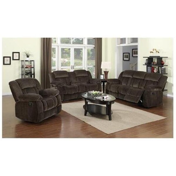 Sunset Trading Sunset Trading Teddy Bear 3 Piece Reclining Living Room Set - SU-LN660-3PCSET