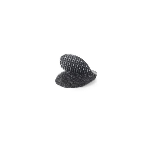 Velcro Brand Hook and Loop Fastener Heavy Duty Low Profile Small Nylon 1in L Black, 10PK - 91000