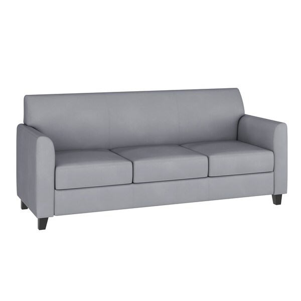 Flash Furniture Living Room Set, 29" x 32-1/4" to 32-1/2", Upholstery Color: Gray - BT-827-SET-GY-GG