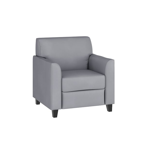 Flash Furniture Living Room Set, 29" x 32-1/4" to 32-1/2", Upholstery Color: Gray - BT-827-SET-GY-GG