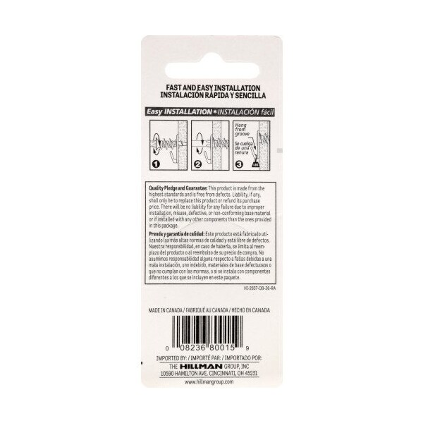 Hillman HILLMAN Brass-Plated Gold Drywall Picture Hook 50 lb 2 pk - 122403