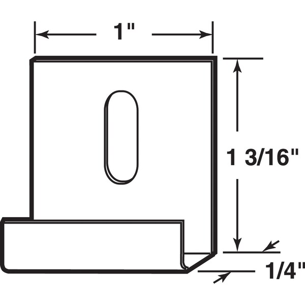 Prime-Line Prime-Line Silver Heavy Duty Mirror Holder Clip 15 lb 6 pk - 193672