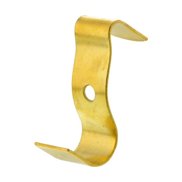 Hillman HILLMAN Brass-Plated Gold Small Molding Hook 1 lb 4 pk - 122246