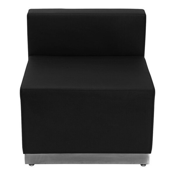 Flash Furniture 8 pcs. Living Room Set, 25-1/4" to 102-1/2" x 27", Upholstery Color: Black - ZB-803-710-SET-BK-GG