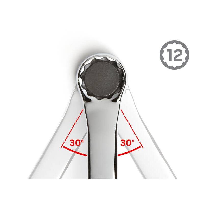 Llave de extremo de caja offset de 45 grados TEKTON 1/4 x 5/16 pulgadas - WBE23306