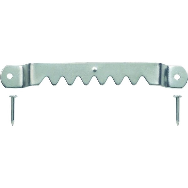 Ook Sawtooth Hanger, 20 lb, Steel, Brushed Nickel, 3PK - 50203