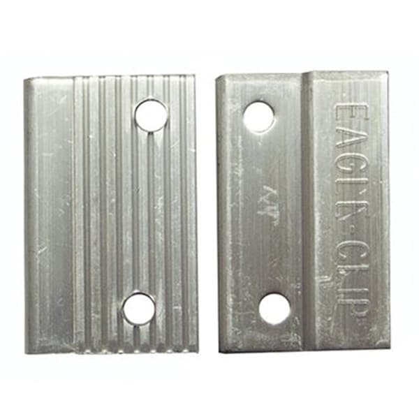 Eagle 2 in. Z Clip Hanger with Holes - Aluminum - EA136792